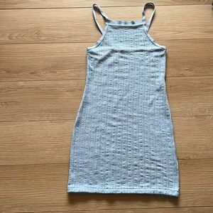 light blue knitted Zara dress